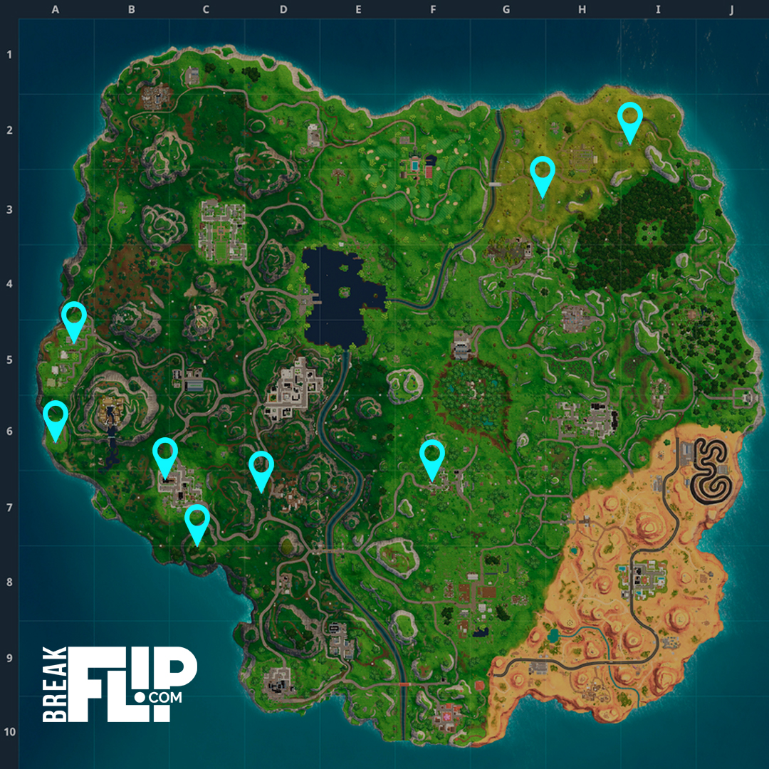 Fortnite Trouver des pièces de puzzle, défi semaine 10 Breakflip